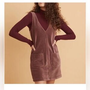 marine layer Millie mini dress corduroy
